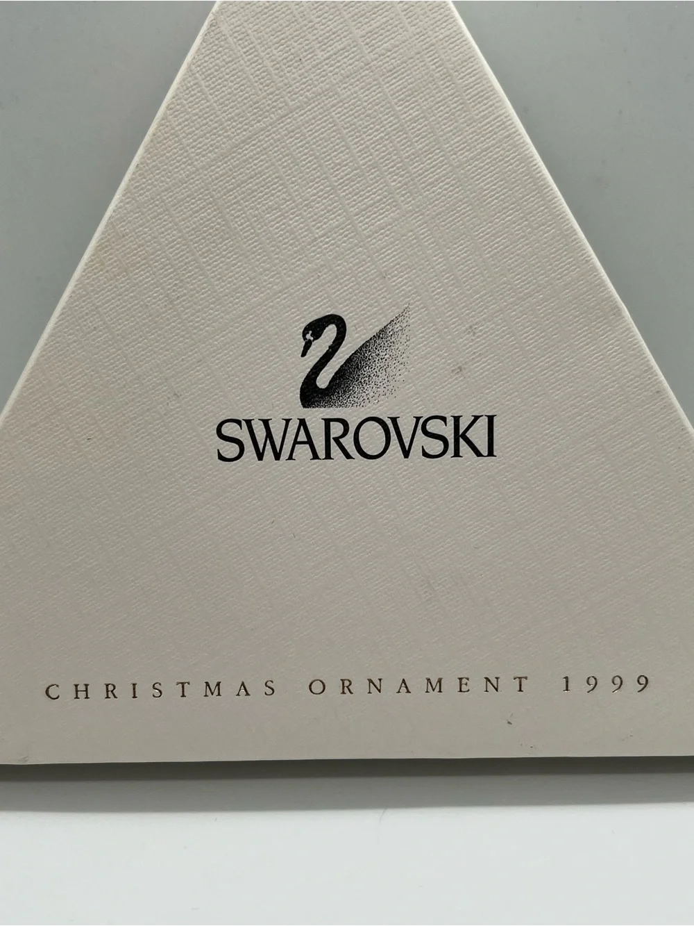 Swarovski Crystal 1999 Annual Christmas Ornament w/ Box